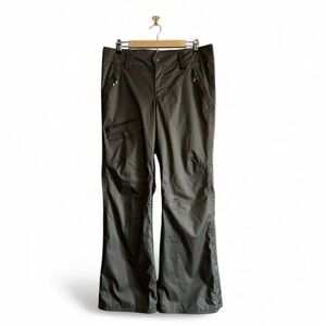Holden Breathable Snow Pants Women's Medium Mid Rise Zip Vents Charcoal Gray